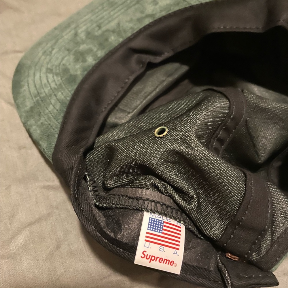 Supreme Suede Camp Cap (SS18) Dark Green (SOLD) - Picture 6 of 6